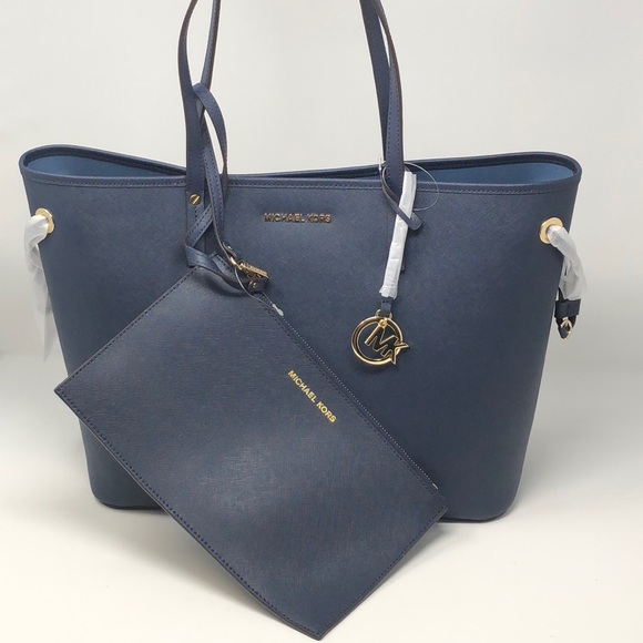 Nwt Michael Kors Jet Set travel Lg drawstring tote - Picture 4 of 8